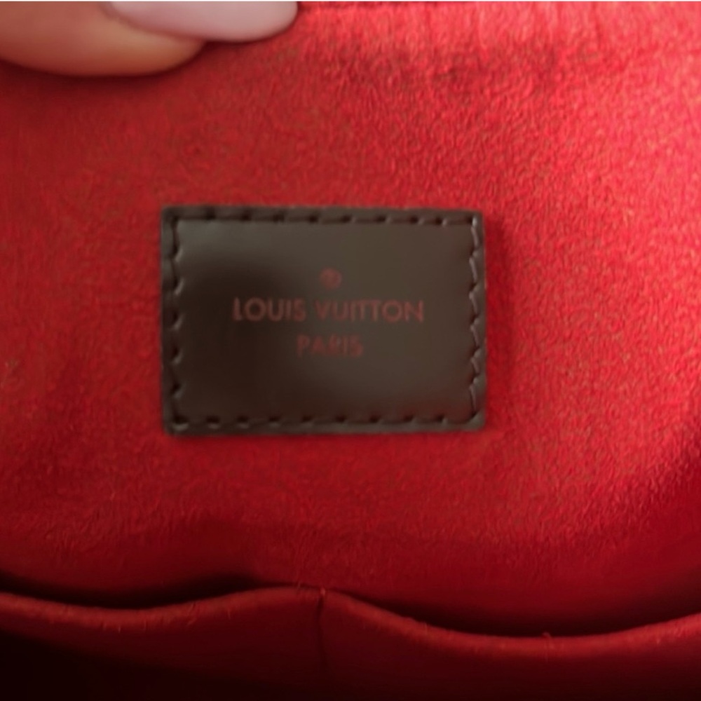Louis Vuitton Evora MM Damier Ebene Shoulder Bag Tote - Picture 7 of 11